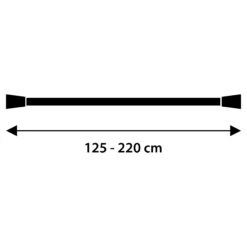 Differnz Round Douchegordijnstang Om Vast Te Klemmen 125-220cm Wit 7 Differnz Round Douchegordijnstang Om Vast Te Klemmen 125-220cm Wit -hotbath winkel differnz round douchegordijnstang om vast te klemmen 125 220cm wit sk35804 1