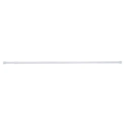 Differnz Round Douchegordijnstang Om Vast Te Klemmen 125-220cm Wit