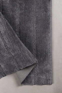 Differnz Stripes Badmat 45x75cm Grijs -hotbath winkel differnz stripes badmat 45x75cm grijs sk30635 3