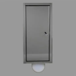 Etsero Brush-up Inbouw Toiletborstel RVS Gepolijst