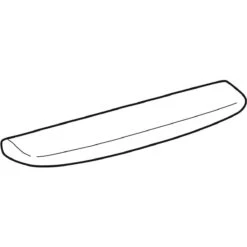 Geberit Bastia Planchet 60x14cm Wit -hotbath winkel geberit bastia planchet 60x14cm wit 1