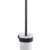Gedy Pirenei Toiletborstel Met Houder Hangend Mat Zwart -hotbath winkel gedy pirenei toiletborstel met houder hangend mat zwart sk25031