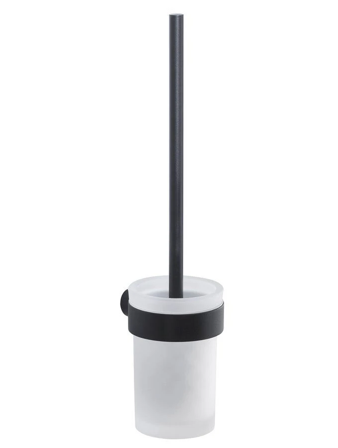 Gedy Pirenei Toiletborstel Met Houder Hangend Mat Zwart 3 Gedy Pirenei Toiletborstel Met Houder Hangend Mat Zwart