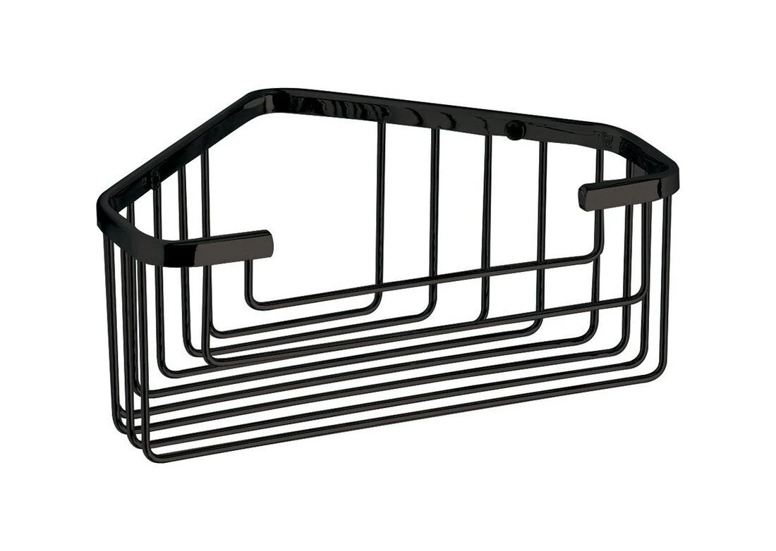 Gedy Smart Hoek Doucherek 20cm Mat Zwart 3 Gedy Smart Hoek Doucherek 20cm Mat Zwart
