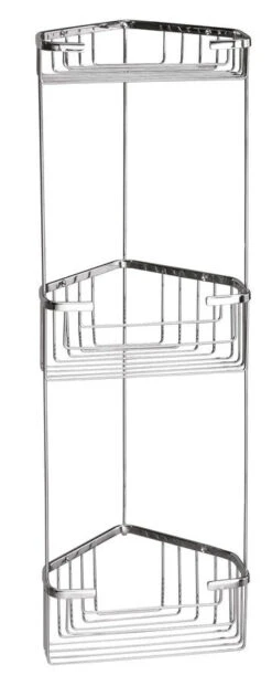 Gedy Smart Hoek Doucherek 3 Laags Chroom