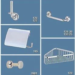 Alternative view of Geesa Standard Hotel Badgreep Met Verdekte Bevestiging 30cm Buis 20mm Chroom