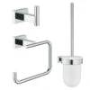 Grohe Essentials Cube Accessoiresset 3-in-1 Chroom 1 Grohe Essentials Cube Accessoiresset 3-in-1 Chroom -hotbath winkel grohe essentials cube accessoiresset 3 in 1 chroom 0438177 2