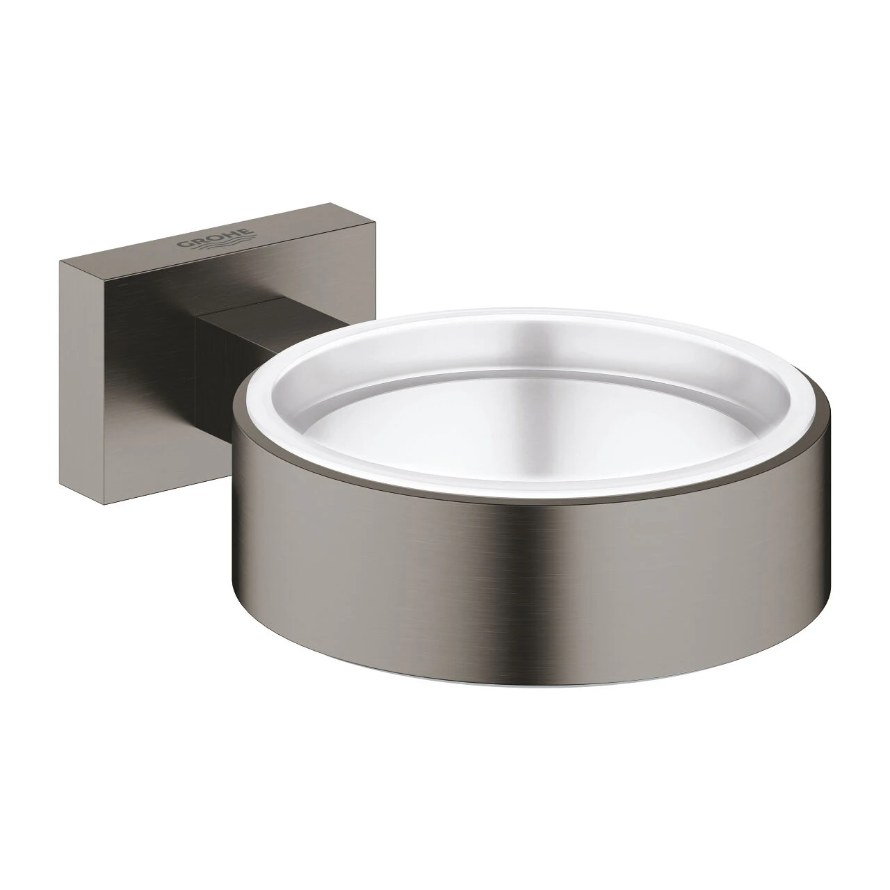 Grohe Essentials Cube Wandhouder Brushed Hard Graphite 3 Grohe Essentials Cube Wandhouder Brushed Hard Graphite