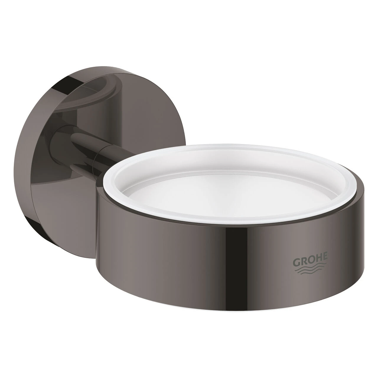Grohe Essentials Wandhouder Hard Graphite 3 Grohe Essentials Wandhouder Hard Graphite