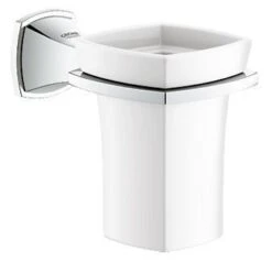 Grohe Grandera Glas Met Houder Chroom
