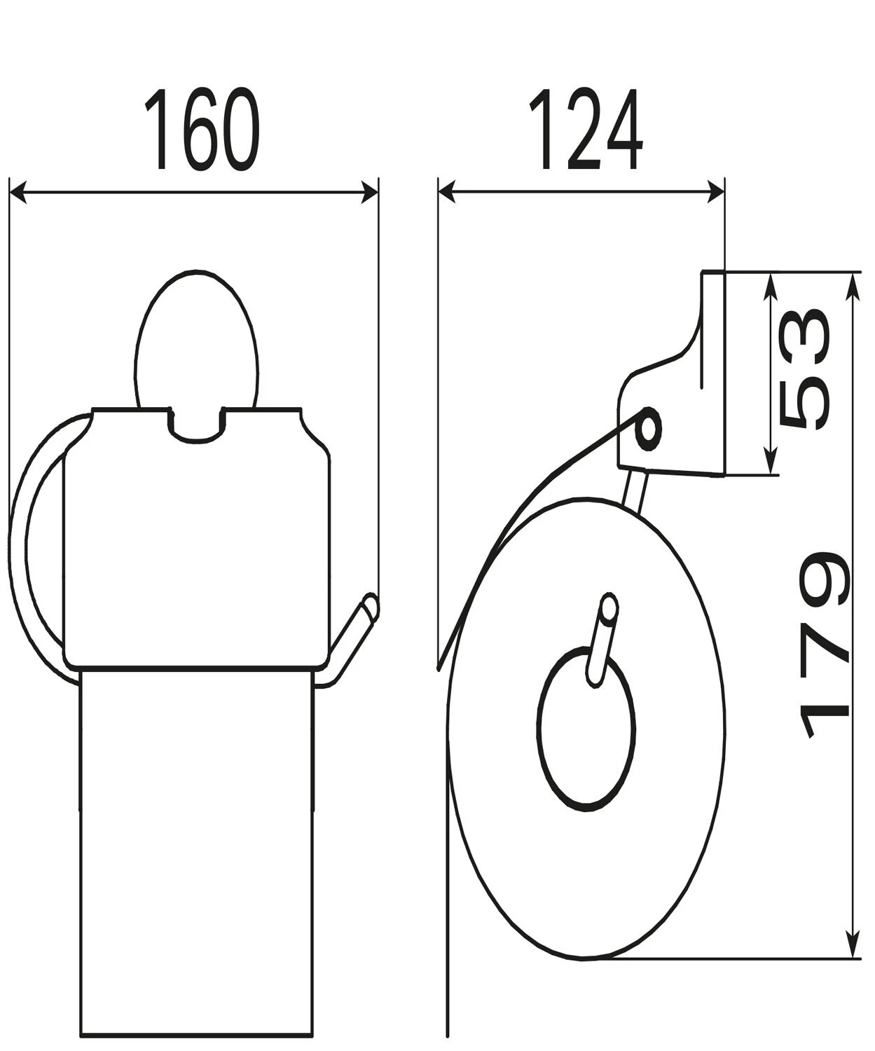 Haceka Aspen Toiletrolhouder Met Klep Chroom 7 Haceka Aspen Toiletrolhouder Met Klep Chroom - Afbeelding 5