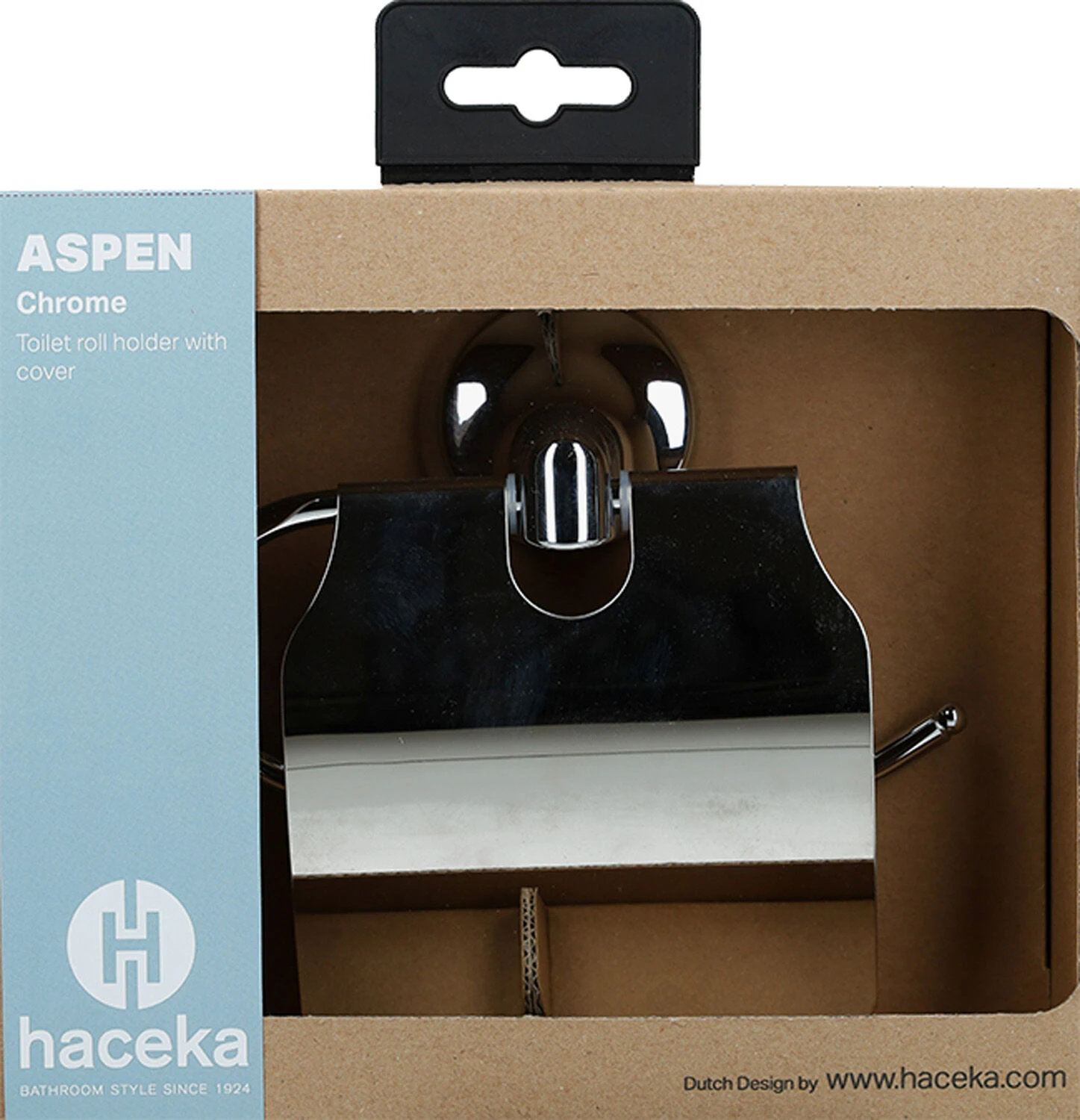 Haceka Aspen Toiletrolhouder Met Klep Chroom 6 Haceka Aspen Toiletrolhouder Met Klep Chroom - Afbeelding 4