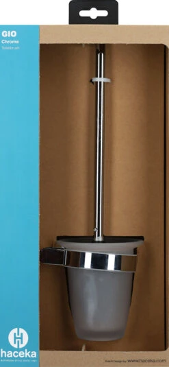 Haceka Gio Toiletborstel Set Chroom -hotbath winkel haceka gio toiletborstel set chroom 1208561 3