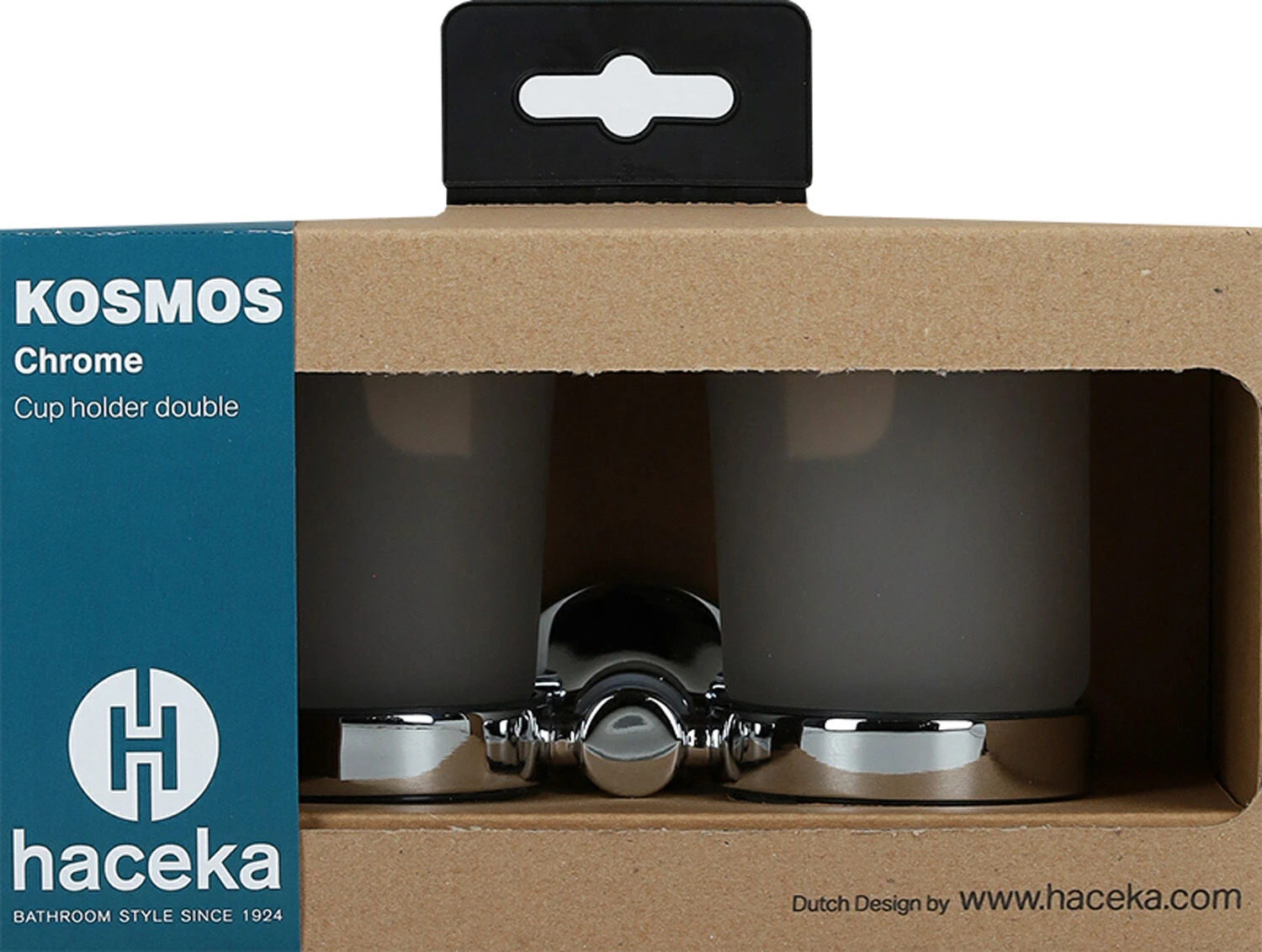 Haceka Kosmos Dubbele Bekerhouder Chroom 9 Haceka Kosmos Dubbele Bekerhouder Chroom - Afbeelding 7