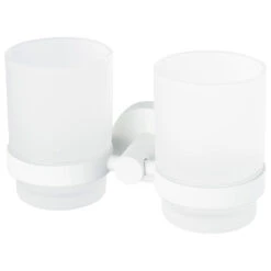 Haceka Kosmos Dubbele Bekerhouder Wit Mat