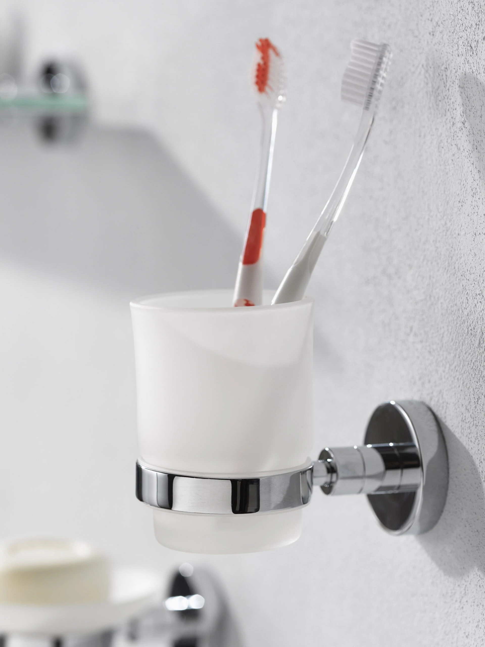 Haceka Kosmos Enkele Bekerhouder Chroom 4 Haceka Kosmos Enkele Bekerhouder Chroom - Afbeelding 2