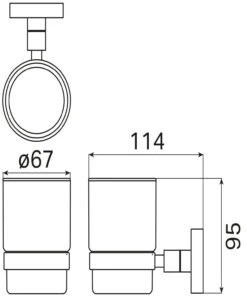 Haceka Kosmos Enkele Bekerhouder Chroom 9 Haceka Kosmos Enkele Bekerhouder Chroom -hotbath winkel haceka kosmos enkele bekerhouder chroom 1208551 2