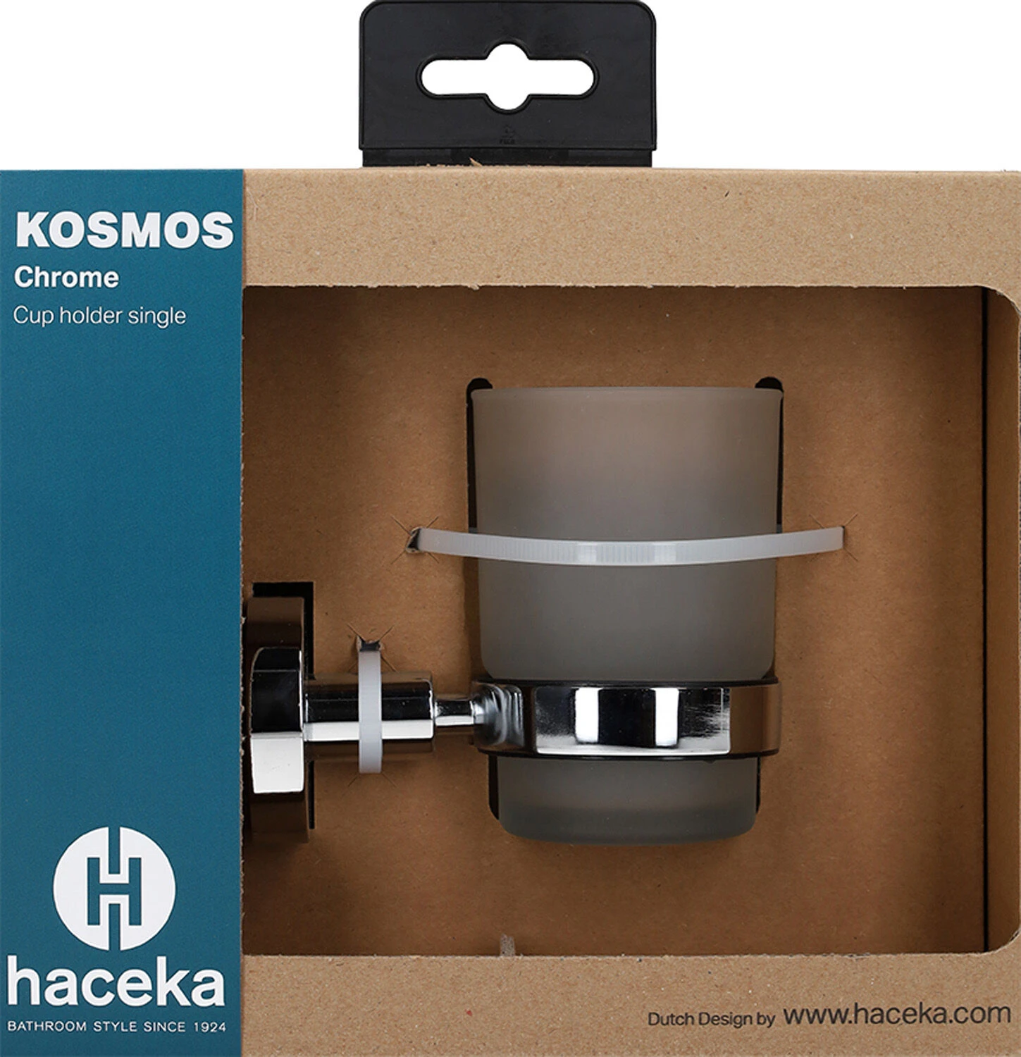 Haceka Kosmos Enkele Bekerhouder Chroom 5 Haceka Kosmos Enkele Bekerhouder Chroom - Afbeelding 3