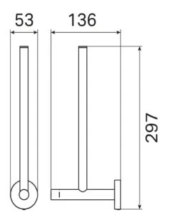 Haceka Kosmos Reserve Rolhouder Geborsteld Goud -hotbath winkel haceka kosmos reserve rolhouder geborsteld goud 2010977 1