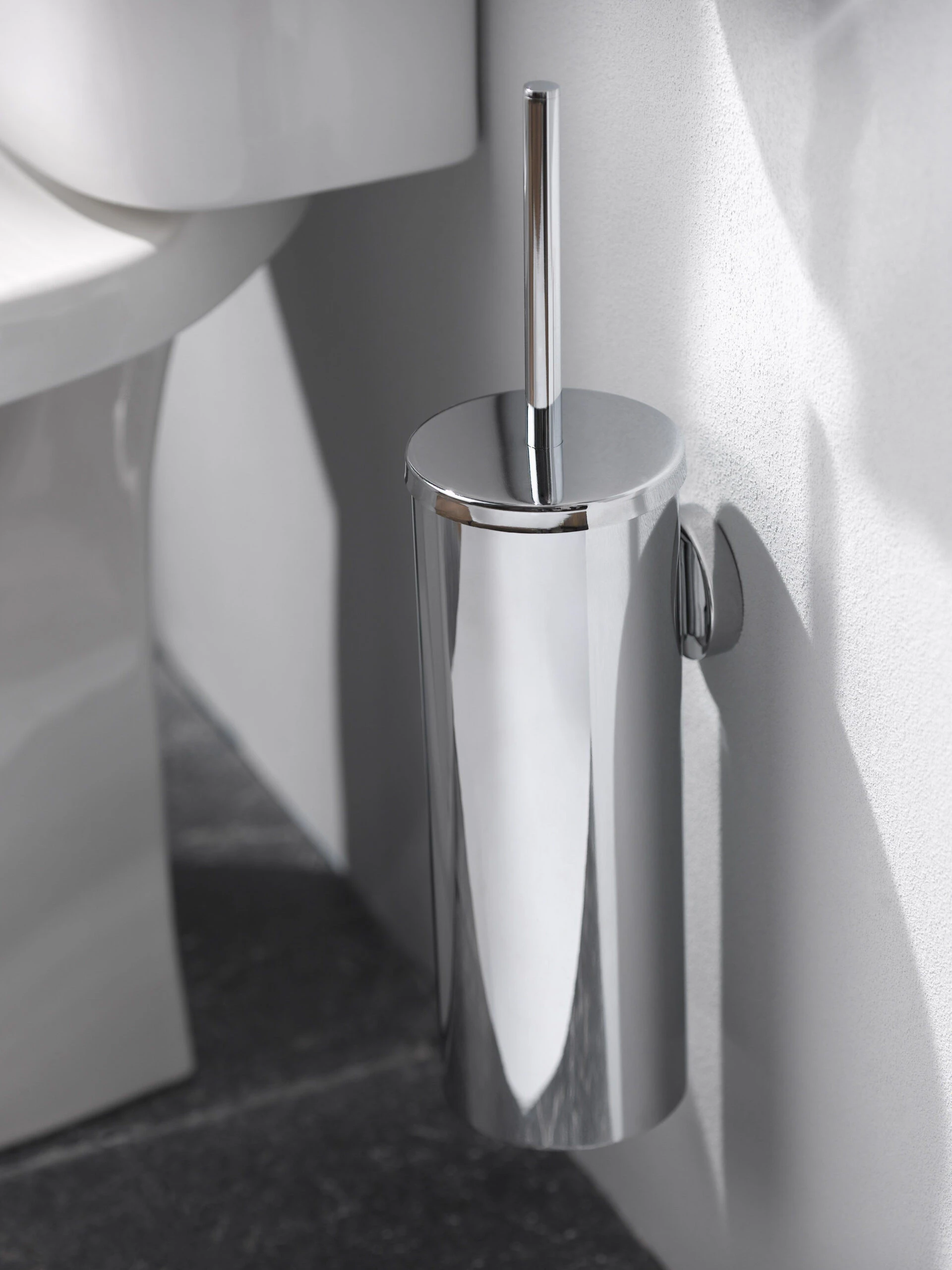 Haceka Kosmos Toiletborstelset Metaal Chroom 4 Haceka Kosmos Toiletborstelset Metaal Chroom - Afbeelding 2