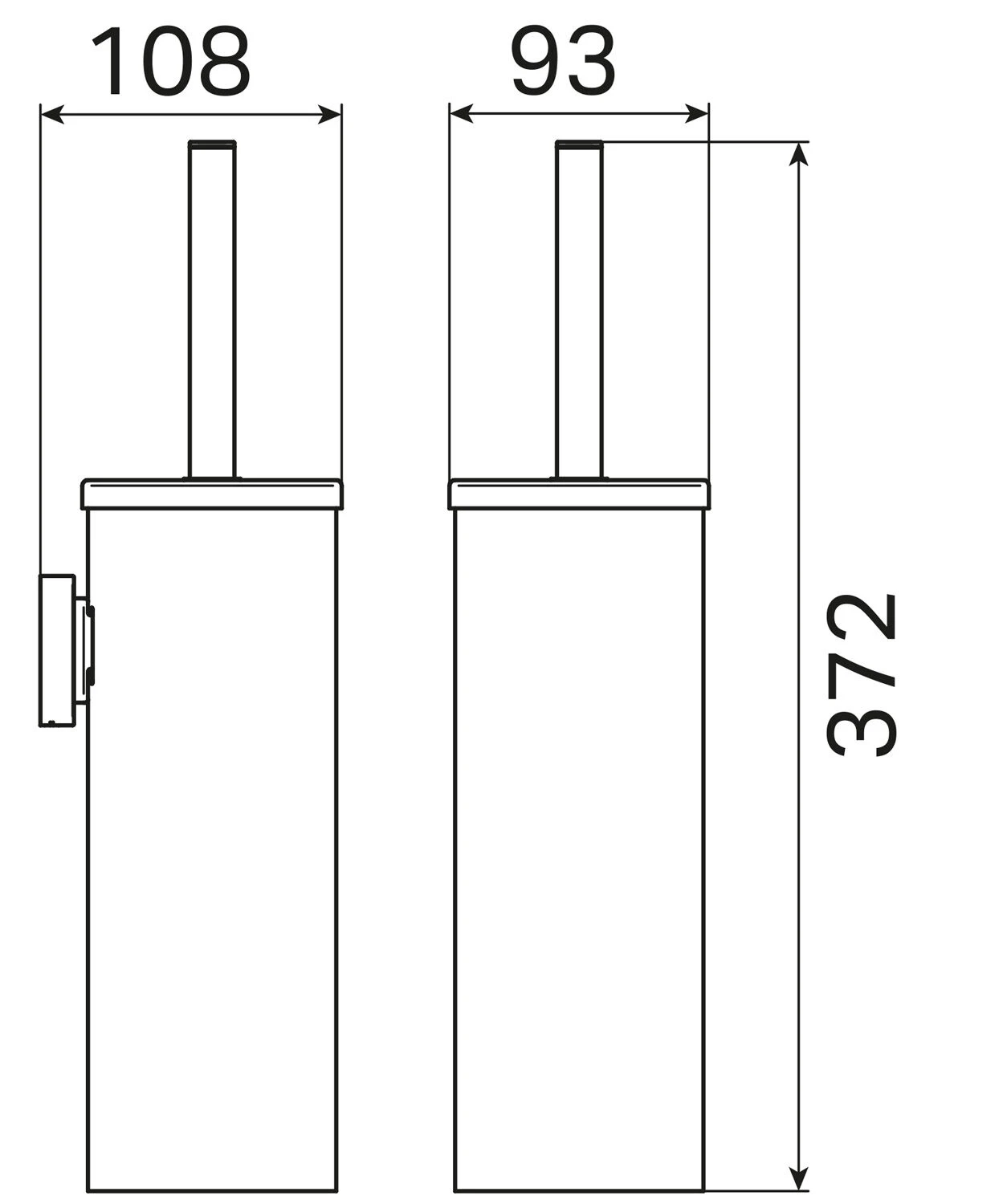 Haceka Kosmos Toiletborstelset Wit Mat 6 Haceka Kosmos Toiletborstelset Wit Mat - Afbeelding 4