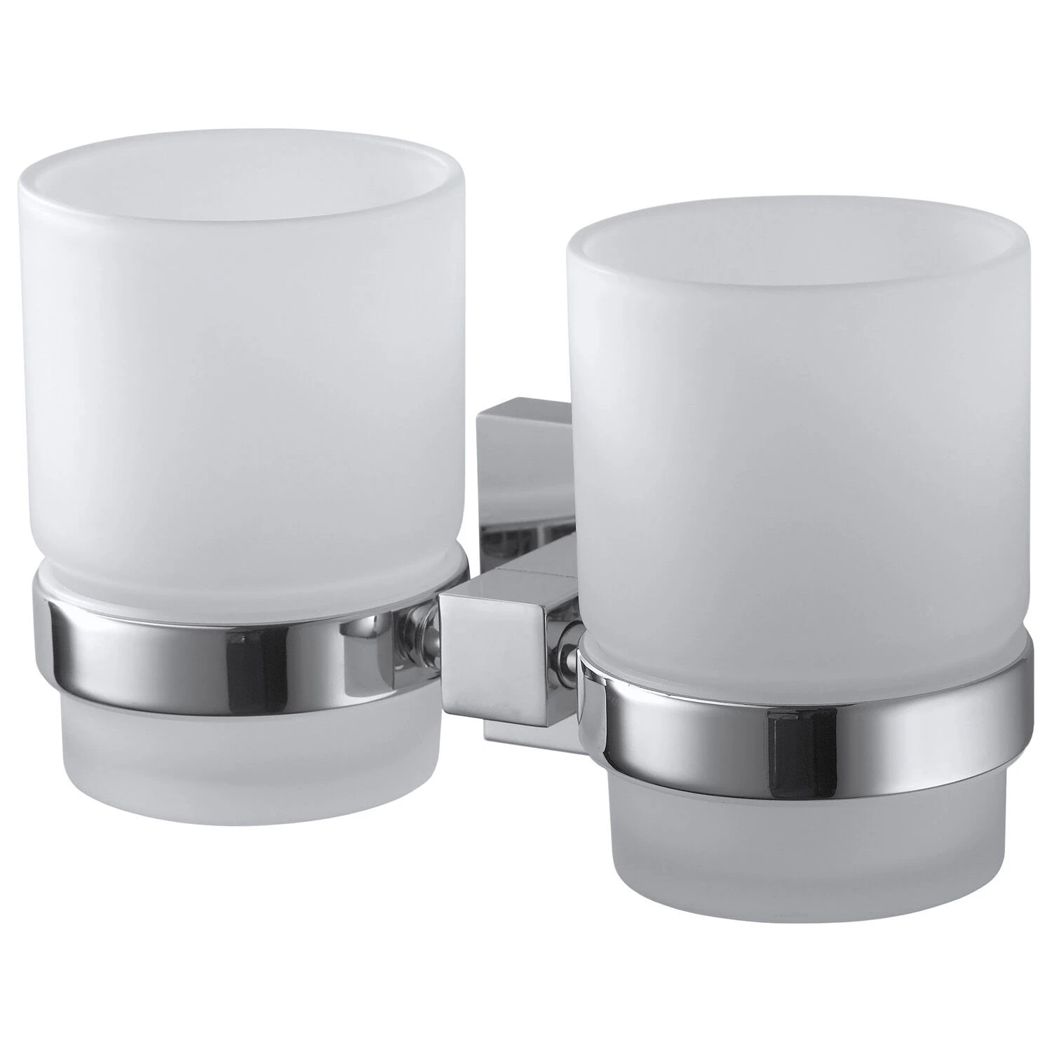 Haceka Mezzo Dubbele Bekerhouder Chroom 3 Haceka Mezzo Dubbele Bekerhouder Chroom