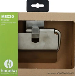 Haceka Mezzo Toiletrolhouder Met Klep RVS-look 8 Haceka Mezzo Toiletrolhouder Met Klep RVS-look -hotbath winkel haceka mezzo toiletrolhouder met klep rvs look 1208657 3