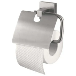 Haceka Mezzo Toiletrolhouder Met Klep RVS-look