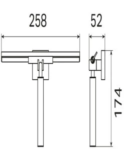 Haceka Mezzo Wisser Met Haak Chroom -hotbath winkel haceka mezzo wisser met haak chroom 1208648 2