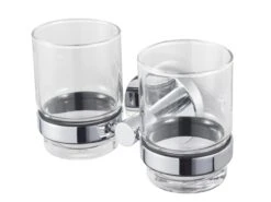 Haceka Pro2000 Dubbele Glashouder Chroom