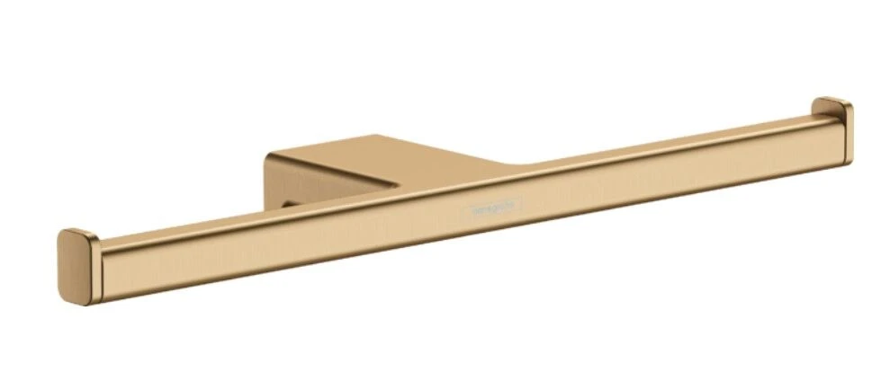 Hansgrohe AddStoris Dubbele Wc-rolhouder Brons Geborsteld 3 Hansgrohe AddStoris Dubbele Wc-rolhouder Brons Geborsteld