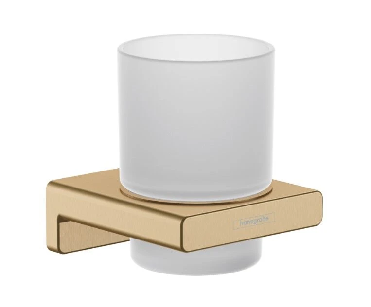 Hansgrohe AddStoris Tandenborstelhouder Brons Geborsteld 3 Hansgrohe AddStoris Tandenborstelhouder Brons Geborsteld
