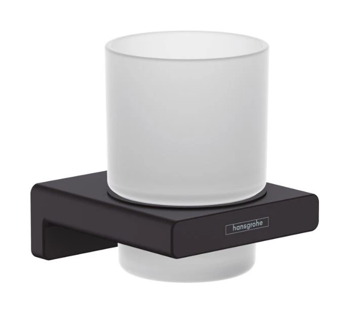 Hansgrohe AddStoris Tandenborstelhouder Zwart Mat 3 Hansgrohe AddStoris Tandenborstelhouder Zwart Mat