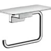 Hansgrohe AddStoris Wc-rolhouder Met Planchet Chroom 1 Hansgrohe AddStoris Wc-rolhouder Met Planchet Chroom -hotbath winkel hansgrohe addstoris wc rolhouder met planchet chroom 1259123