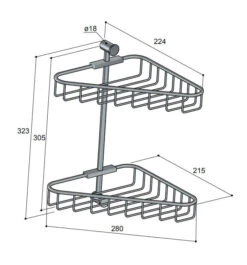 Hotbath Cobber Dubbel Doucherek Geborsteld Messing CBA14 7 Hotbath Cobber Dubbel Doucherek Geborsteld Messing CBA14 -hotbath winkel hotbath cobber dubbel doucherek geborsteld messing cba14 cba14bb