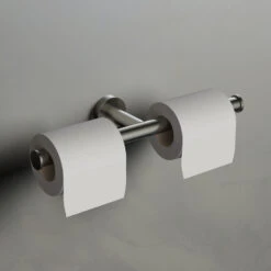 Hotbath Cobber Dubbele Toiletrolhouder Verouderd Messing CBA05 -hotbath winkel hotbath cobber dubbele toiletrolhouder verouderd messing cba05 cba05ab 2