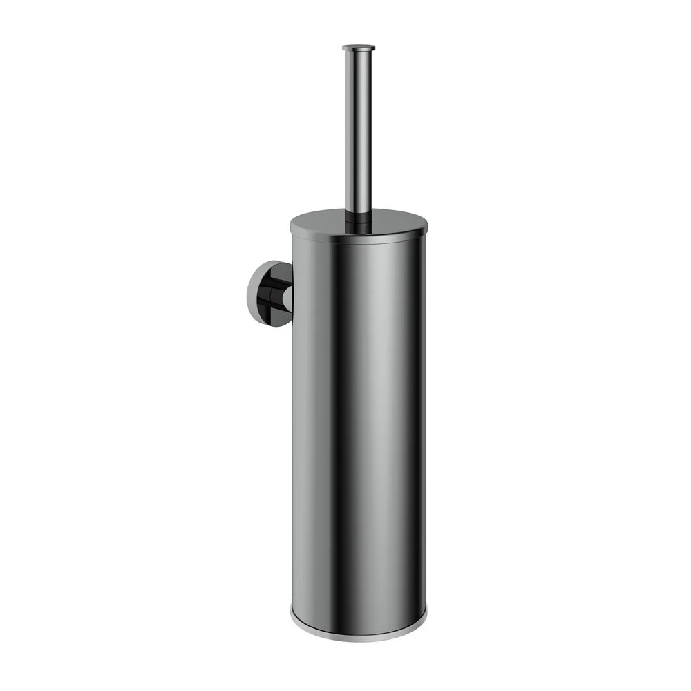 Hotbath Cobber Toiletborstel Garnituur Wandmodel Zwart Chroom CBA11 3 Hotbath Cobber Toiletborstel Garnituur Wandmodel Zwart Chroom CBA11
