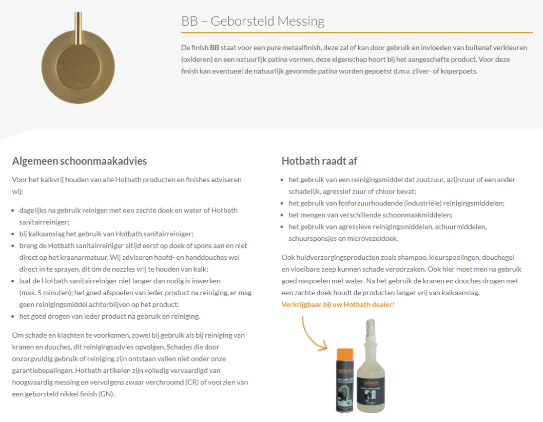 Hotbath Cobber Toiletrolhouder Geborsteld Messing CBA04 4 Hotbath Cobber Toiletrolhouder Geborsteld Messing CBA04 - Afbeelding 2