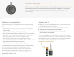 Alternative view of Hotbath Toiletborstelgarnituur Vrijstaand Verouderd Ijzer CBA12