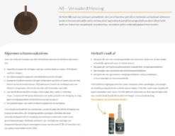 Alternative view of Hotbath Toiletborstelgarnituur Vrijstaand Verouderd Messing CBA12