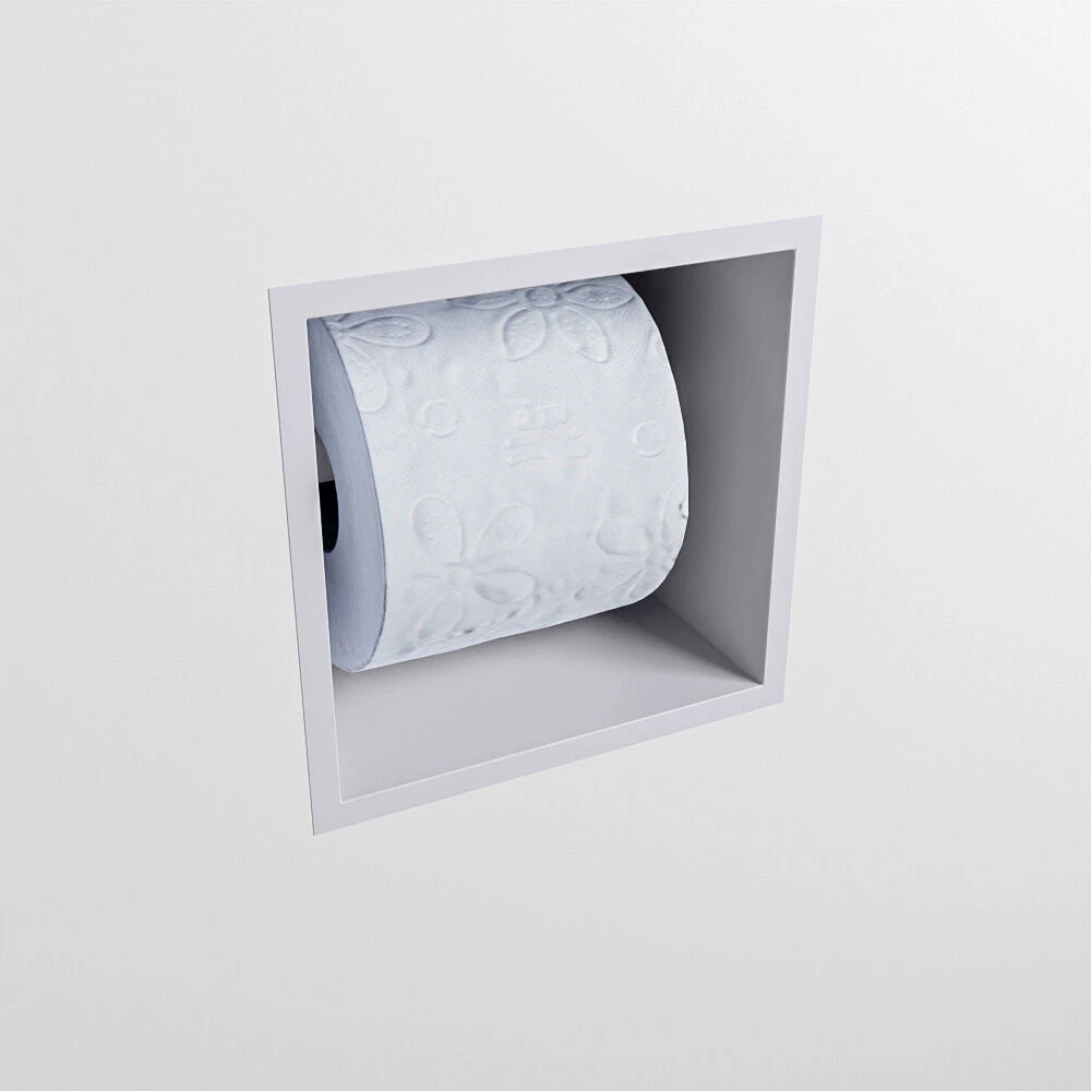 Mondiaz Easy Cube Toilet Rolhouder 16x16cm Cale 5 Mondiaz Easy Cube Toilet Rolhouder 16x16cm Cale - Afbeelding 3