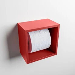 Alternative view of Mondiaz Easy Cube Toilet Rolhouder 16x16cm Fire