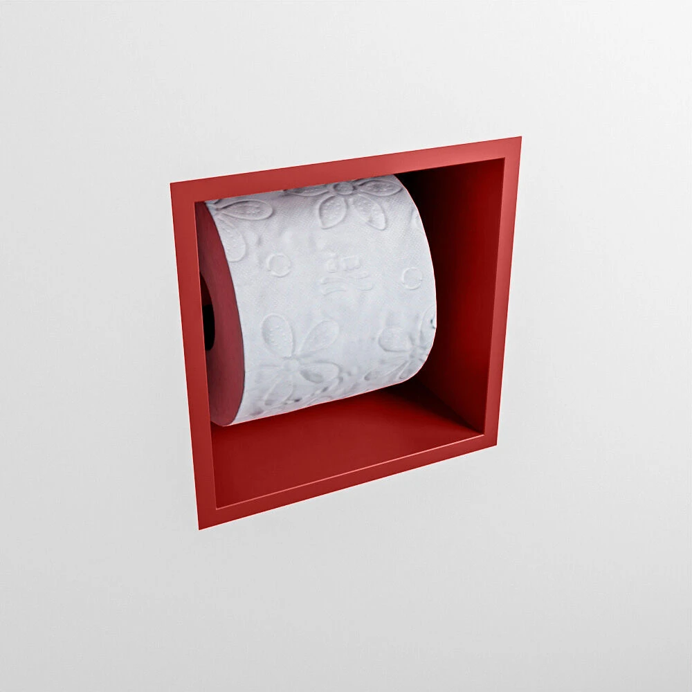 Mondiaz Easy Cube Toilet Rolhouder 16x16cm Fire 5 Mondiaz Easy Cube Toilet Rolhouder 16x16cm Fire - Afbeelding 3