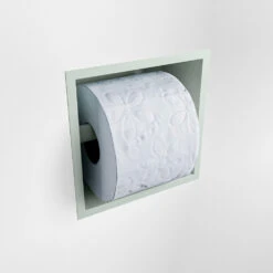 Alternative view of Mondiaz Easy Cube Toilet Rolhouder 16x8.6cm Greey
