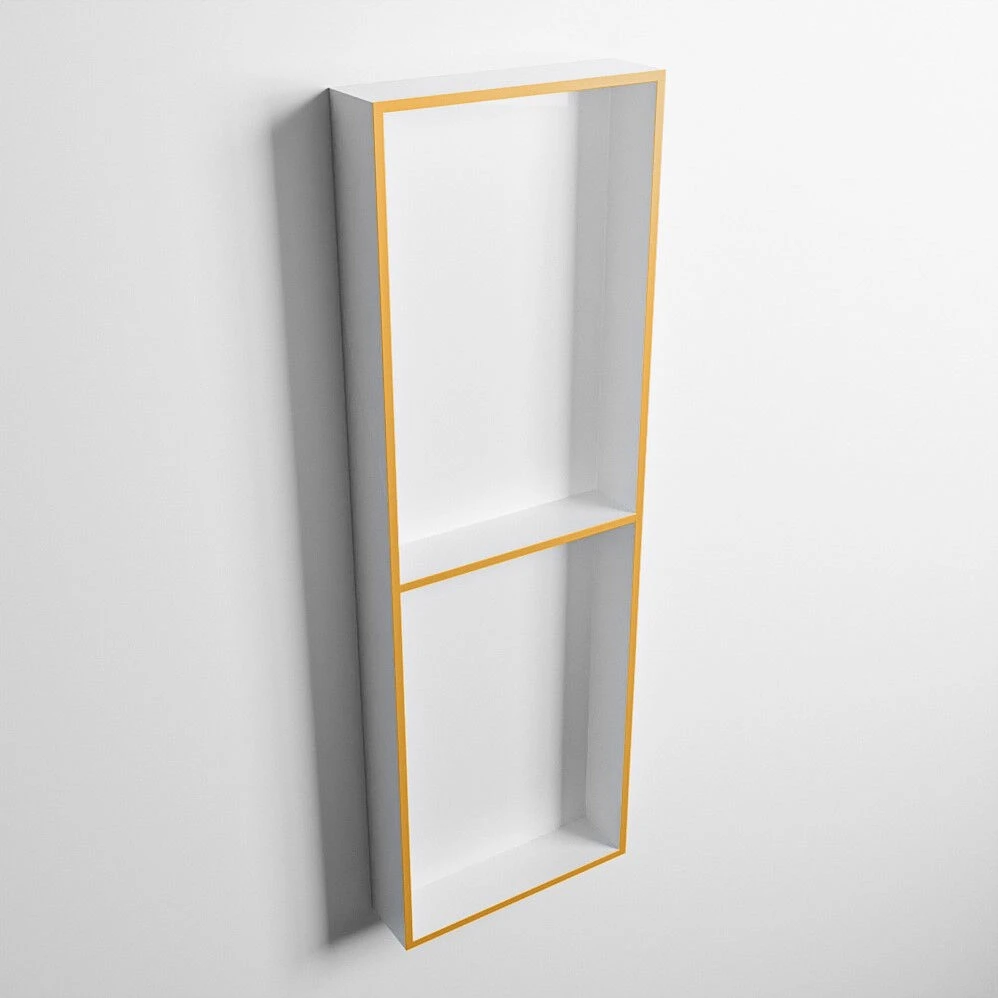 Mondiaz Easy Nis 150x30x8cm 2 Vakken Ocher/talc 5 Mondiaz Easy Nis 150x30x8cm 2 Vakken Ocher/talc - Afbeelding 3