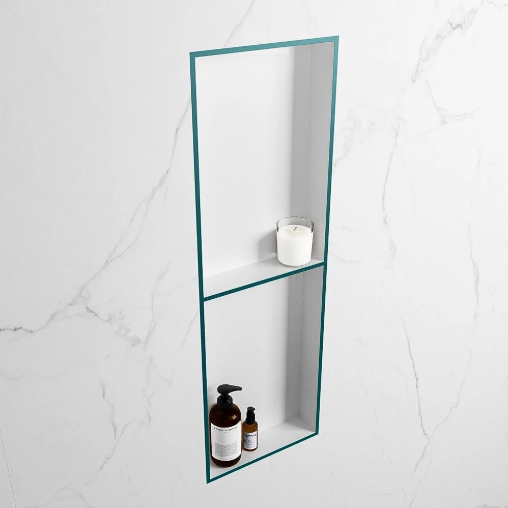 Mondiaz Easy Nis 150x30x8cm 2 Vakken Smag/talc 3 Mondiaz Easy Nis 150x30x8cm 2 Vakken Smag/talc