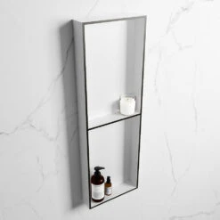Alternative view of Mondiaz Easy Nis 150x30x8cm 2 Vakken Urban/talc