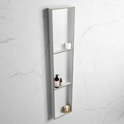 Mondiaz Easy Nis 150x30x8cm 3 Vakken Army/talc 6 Mondiaz Easy Nis 150x30x8cm 3 Vakken Army/talc -hotbath winkel mondiaz easy nis 150x30x8cm 3 vakken army talc sk37600 2