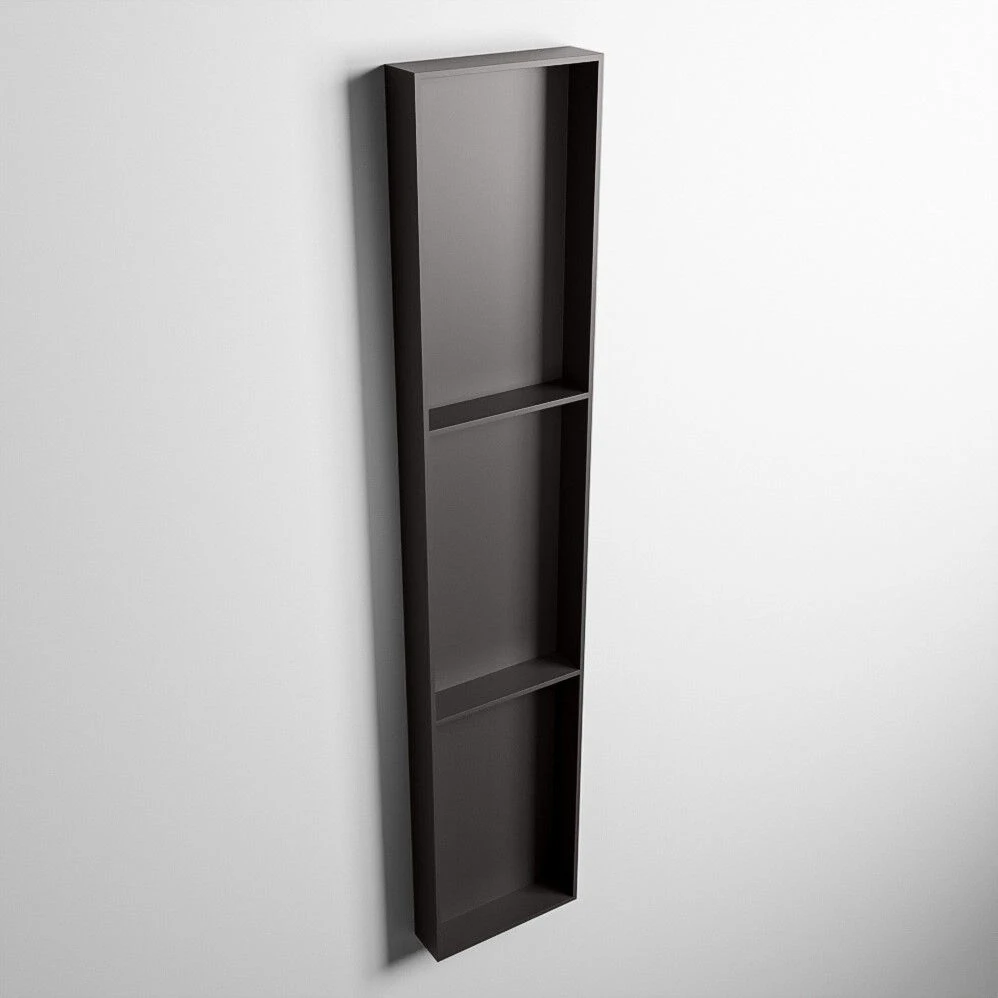 Mondiaz Easy Nis 150x30x8cm 3 Vakken Dark Grey 5 Mondiaz Easy Nis 150x30x8cm 3 Vakken Dark Grey - Afbeelding 3