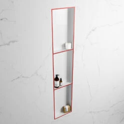 Mondiaz Easy Nis 150x30x8cm 3 Vakken Fire/talc